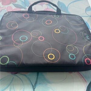 Icon black laptop bag